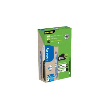 Pilot Stylo à encre gel Recharges BG B2P 10+10 0.7 mm, Bleu Pilot Stylo à encre gel Recharges BG B2P 10+10 0.7 mm, Bleu