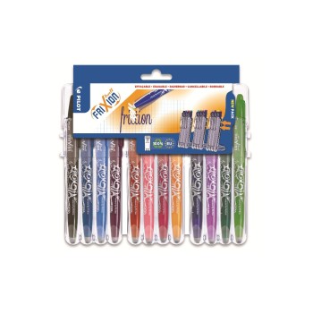 Pilot Stylo à bille roulante FriXion Ball Set2Go 0.7 mm, Multicolore, 12 pièces Pilot Stylo à bille roulante FriXion Ball Set2Go 0.7 mm, Multicolore, 12 pièces