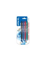 Pilot Rollerball FriXion Clicker x4, Ohne Rückstand löschbarer Tintenroller