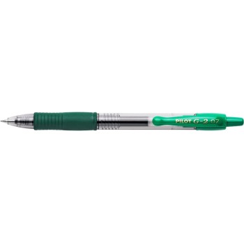 Pilot Stylo à encre gel G-2 0,7 mm, Vert Pilot Stylo à encre gel G-2 0,7 mm, Vert