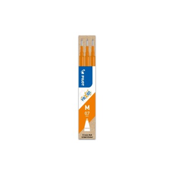 Pilot FriXion Roller Ersatzpatrone orange, 3er Pack Pilot FriXion Roller Ersatzpatrone orange, 3er Pack