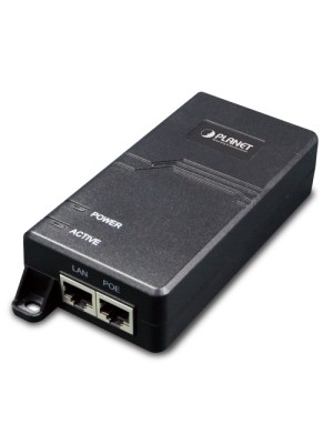 Planet 802.3at PoE+ Injector, High Power (30 Watt),  1 Gbps, power supply Planet 802.3at PoE+ Injector, High Power (30 Watt),  1 Gbps, power supply