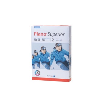 Papier Plano Superior A4 250feuilles, 160g/m2, ultra-blanc, matt, laser et jet d'encre Papier Plano Superior A4 250feuilles, 160g/m2, ultra-blanc, matt, laser et jet d'encre