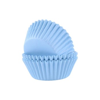 PME Moule à cupcakes Bleu clair, 60 Pièce/s