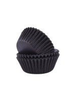 PME Backförmchen black  - 60 Stk, 60 Stk