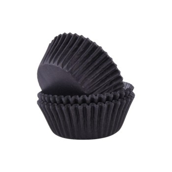 PME Moule à cupcakes Noir, 60 Pièce/s