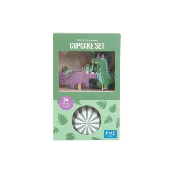 PME Set de cupcakes Fête des dinosaures 24 Pièce/s