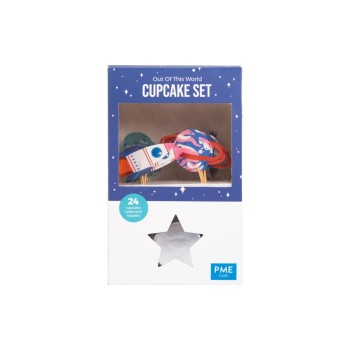 PME Set de cupcakes Espace 24 Pièce/s