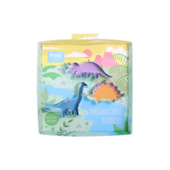PME Kits d’emporte-pièces Dinosaure, 3 pièces
