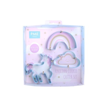 PME Kits d’emporte-pièces Licorne, 3 pièces
