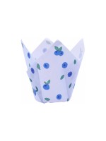 PME Moule à muffins Myrtille Tulipes, 10 cm, 24 pièces