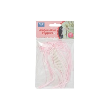 PME Tortendeko Schleifen Rosa, 8 Stück PME Tortendeko Schleifen Rosa, 8 Stück