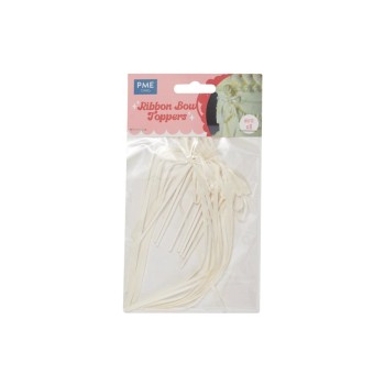 PME Décoration pour boucle 8 Pièce/s, Blanc