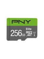 PNY, microSDXC-Karte Elite UHS-I U1 256 GB, inkl. SD-Adapter, Lesen: 100MB/s