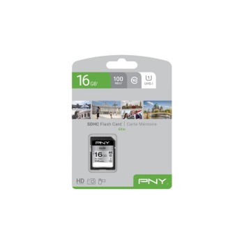 PNY SDHC Card Elite UHS-I U1 16GB, Lesen: 100MB/s