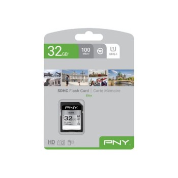PNY SDHC Card Elite UHS-I U1 32GB, Lesen: 100MB/s