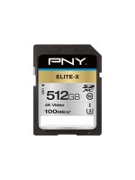 PNY SDXC Card Elite-X UHS-I U3 512GB, Lesen: 100MB/s