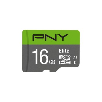 PNY microSDHC Card Elite UHS-I 16GB, with SD-Adapter, read: 100MB/s PNY microSDHC Card Elite UHS-I 16GB, with SD-Adapter, read: 100MB/s