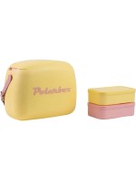 Polarbox CoolerBag, yellow 6l + 2 Frischhalte-Dosen yellow & rosa