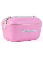 Polarbox Retro Cooler, Bubblegum Pink - Cyan 20l
