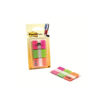 3M Post-it Index 686-PGO Strong, 3 versch. Farben 25 mm x 38 mm