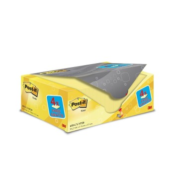 3M Post-it Haftnotiz yellow, 20 Blöcke à 100 Blatt, 127 mm x 76 mm