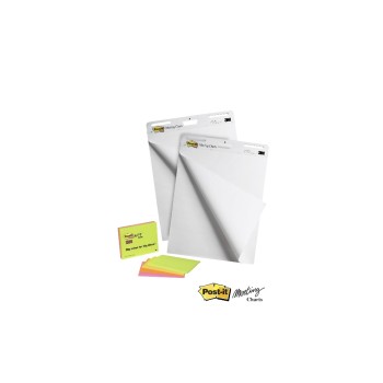 3M Meeting Charts white 2 Blöck à 30 Blatt, (63.5 x 76.2 cm), + 4 Meeting Notes gratis 3M Meeting Charts white 2 Blöck à 30 Blatt, (63.5 x 76.2 cm), + 4 Meeting Notes gratis