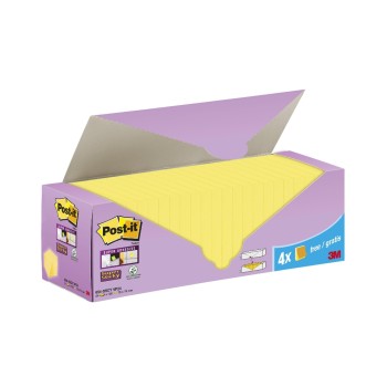 3M Post-it Super Sticky Z- Notes yellow, 24 Blöcke à 90 Blatt , 76 x 76 mm