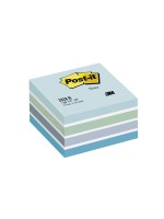 Post-it Fiche de bloc-notes Post-it 7,6 x 7,6 cm Cube Couleur