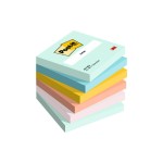 3M Post-it Super Sticky Notes, beachside, 6 Blöcke à 90 Blatt, 76 x 76 mm