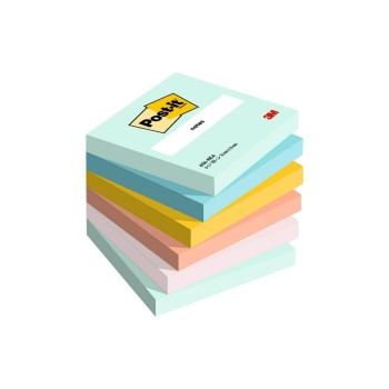 3M Post-it Super Sticky Notes, beachside, 6 Blöcke à 90 Blatt, 76 x 76  mm