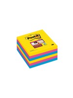 Post-it Fiche de bloc-notes Super Sticky 10.1 x 10.1 cm, 6 blocs, lignés