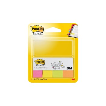 Post-it Index Marker Papier, 20 x 38 mm, 4x50 Blatt