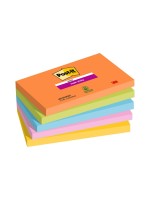 Post-it Fiche de bloc-notes Super Sticky Boost Collection 7.6 x 12.7 cm