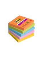 Post-it Fiche de bloc-notes Super Sticky Boost Collection 7.6 x 7.6 cm