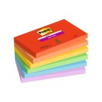 3M Post-it Super Sticky Playful Collection, 6 Blocks à 90 Blatt ,127x76mm