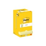 Post-it Fiche de bloc-notes Z-Notes 76 x 76 mm, Jaune, 12 blocs