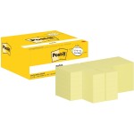 Post-it Fiche de bloc-notes Paquet d'avantages PEFC Jaune, 24 blocs