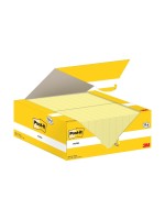 Post-it Fiche de bloc-notes 3M, 38 x 51 mm, 18+6 blocs, jaune