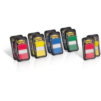 Post-it Fiche de bloc-notes 3M, 25.4 x 43.2 mm, Distributeur 10+2, multicolore Post-it Fiche de bloc-notes 3M, 25.4 x 43.2 mm, Distributeur 10+2, multicolore
