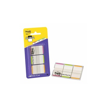 3M Post-it Index Strong, 3x12 Tabs, pink/orange/grün