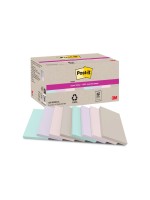 Post-it Notes de recyclage 3M Super Sticky Multicolore