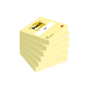 Post-it Haftnotizen gelb, 76 x 76 mm, 6 Blöcke à 100 Blatt Post-it Haftnotizen gelb, 76 x 76 mm, 6 Blöcke à 100 Blatt