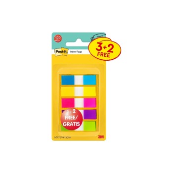 Post-it Index Mini farbig, 5 x 20 Stück, 11.9 mm x 43.2 mm Post-it Index Mini farbig, 5 x 20 Stück, 11.9 mm x 43.2 mm