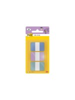 3M Post-it Index Strong blau, lila, grün, 3 Blöcke à 12 Blatt, 25.4x38.1mm, pastell
