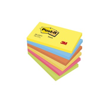3M Post-it Haftnotiz Energy 127x76, 6 Blocks à 100 Blatt, 76x76mm