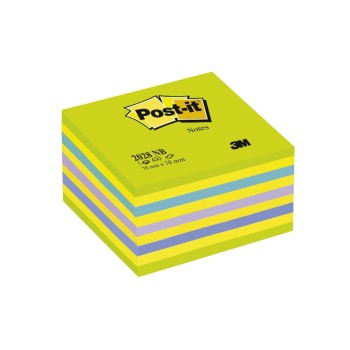 3M Post-it Würfel grün/blue, 1 Block à 450 Blatt, 76x76mm