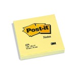 3M Post-it,Haftnotizen, yellow, der Klassiker, 76x76mm