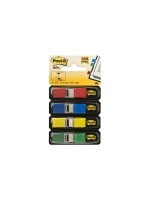 3M Post-it Index schmal, 4x35 Tabs, blue, yellow, grün, red