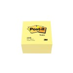 Post-it Fiche de bloc-notes Post-it 7,6 cm x 7,6 cm Jaune